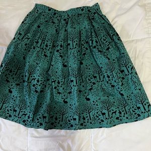 Hell Bunny Sherwood Forest Skirt XL